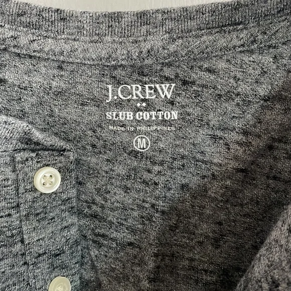 Jcrew Henley gray shirt - Picture 2 of 2